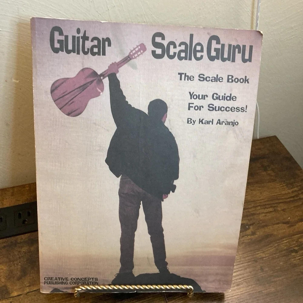 Guitar Scale Guru Scale Book Karl Aranjo Vtg 1998 Hal Leonard Chord Creative Con